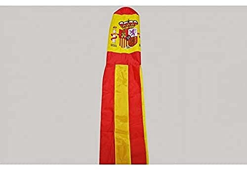 AZ FLAG - Drapeau Manche à Air Espagne - 150 cm - Windock Espagnol 100% Polyester Avec Clip en Métal