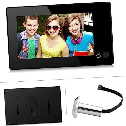4.3 Inch 4300b Electronic Door Peephole Camera Black Metal