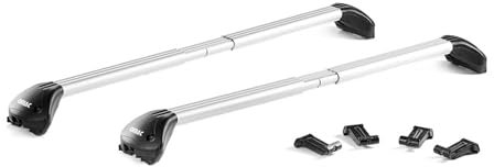 Dachträger Grundtäger für VW Tiguan mk1 2007-2016 100kg Aluminium Silber 2X ABE