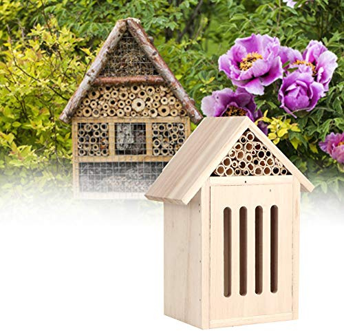Cosiki Maison Papillon, Codbug House Bogue Insectifre Abri Nidium Box de Décoration Jardin Extérieur Insecte en Bois (Type C)