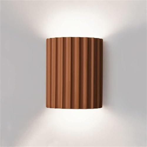 Minimalist Half-Cylinder Green Resin Wall Lamp, Stylish Wall-Mounted Sconce for Kitchen Island, Bedroom, Study, Hallway & Stairway Lighting – Modern Home Decor