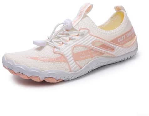 Accarugty Zapatos de agua para hombre y mujer, botas de senderismo de secado rápido, zapatillas de vela antideslizantes, calzado de senderismo descalzo, malla transpirable Aqua- calcetines, sin