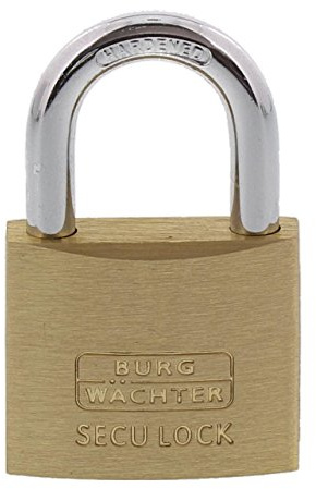 BURG WÄCHTER Vorhangschloss 405 verschiedensperrend, Breite 40 mm, 1 Stück,405 40 SB