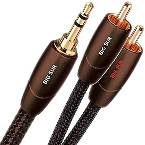 AudioQuest Big SUR 5m Premium Audio Cable 3.5mm Jack to RCA Stereo