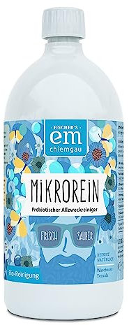 Fischer's EM-Chiemgau® Mikrorein – Probiotischer Bio Allzweckreiniger mit Effektiven Mikroorganismen – vegan – Für Haushalt, Küche & Oberflächen – Tierfreundlich & hautfreundlich (1 L)