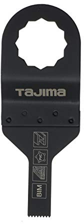 Tajima Sägezubehör Multitool Sternaufnahme feine Zahnung für dünnes Blech, Kupfer, Aluminiumprofile, Holz, Kunststoff Sägeblatt: 10 mm Bi-Metall, SBM10