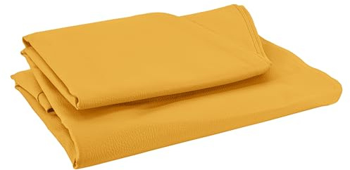 Bepouf - Pouf a Sacco Mega Vuoto 85Øx135H cm 335L 100% Ecopelle Senape no Imbottito, Pouf Poltrona Salotto e Camera da Letto, Sedersi Comodo Lavabile, Poltrona Sacco Anallergica Impermeabile