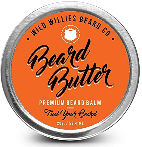 Wild Willies Beard Butter, Premium Beard Balm & Conditioner, 2 Oz