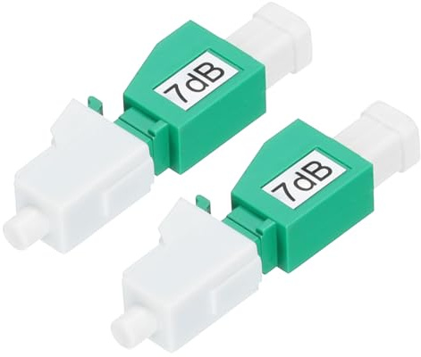 QUARKZMAN 7dB LC Fiber LC/APC SM enkelläge fast fiber optisk dämpare hane till hona för optisk överföring 2 st