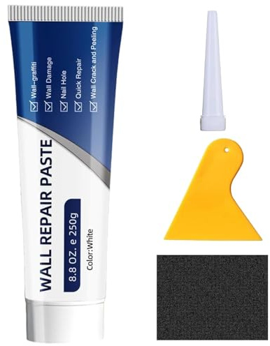 Wall Repair Kit, Quick Drying Drywall Repair Kit, Waterproof Wall Mending Agent White, Mildewproof Plaster Filler for Repairing Crack, Holes, Peeling, Graffiti, Scratches