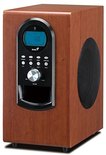 Genius SW-HF5.1 6000 Maple - Sistema di altoparlanti con subwoofer per PC Multimedia, marrone (31730022101)