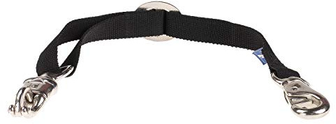 NETPROSHOP Anhänger Anbindestrick Verstellbar 40-65 cm Nylon mit Panik- und Karabinerhaken