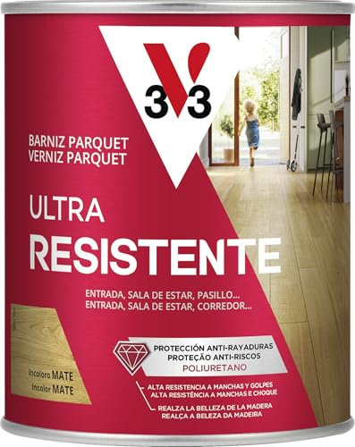 V33 BARNIZ PARQUET ULTRA RESISTENTE MATE INCOLORO 0,75L