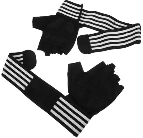 Milisten 1 Paar Sporthalbfingerhandschuhe Turnhandschuhe Mann Handschuhe zum Gewichtheben Gewichtheber Handschuhe Gewichtheben Handschuhe Hanteln draussen Handball-Handschuhe Hebehandschuhe