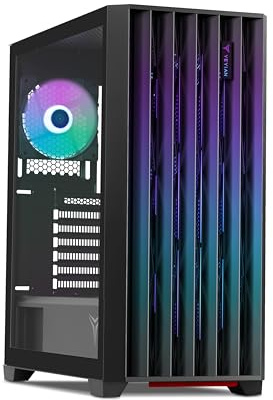 Yeyian Gaming Phoenix Mid-Tower PC-fodral med härdat glas - SKU: YCM-APPHO-01