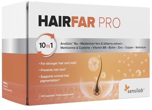 Sensilab HairFAR PRO. Haarvitamine, Haarausfall Frau, 60 Kapseln