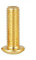 KEBLIN 1/2/5/10/20/50 Pezzi di Viti a Testa semicircolare in Rame con esagono Incassato, Testa Tonda, bullone Dorato M2 M3 M4 M5 M6 M8(M10x25(1PCS))