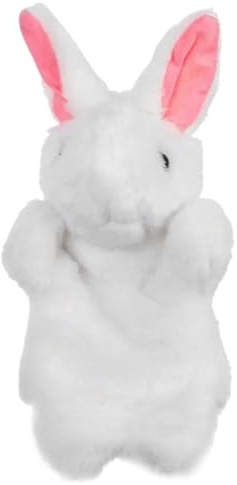 Marionetas de Mano de Conejo realistas y adorables con Orejas largas para niños y Adultos. Marionetas de Peluche Suave de 25 cm para el hogar, el jardín de Infancia la narración de Cuentos.