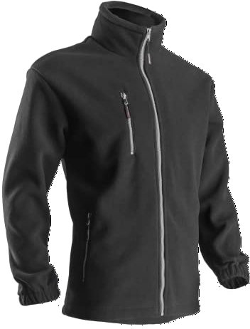 VESTE POLAIRE ZIPPEE NOIRE 450 GR/M² ANGARA DE COVERGUARD