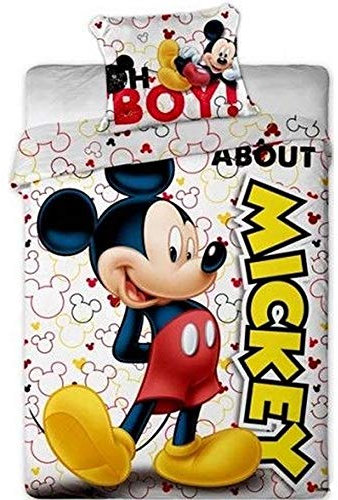 Mickey Mouse Reversible Duvet Cover + Pillowcase 140x200 cm