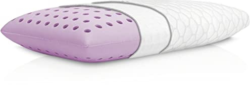 Pillux Cuscino in Schiuma HR - Guanciale Letto effetto Acqua - Federa in BioCeramica - Forma tradizionale con estratto di Malva per massimo Relax - Made in Italy