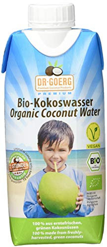 Dr. Goerg Premium Bio-Kokoswasser, 6er Pack (6 x 330 g)