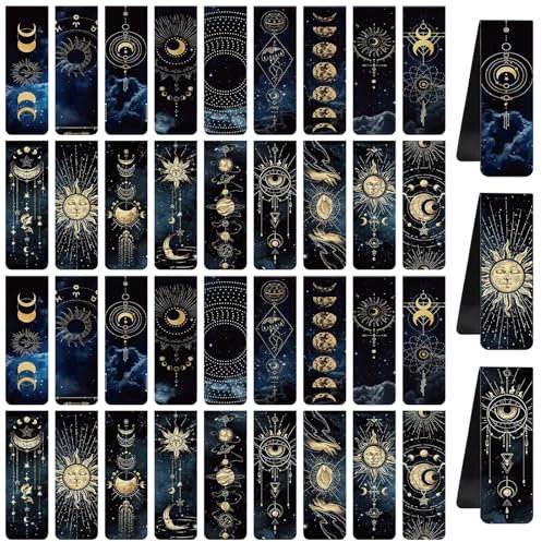 HIQE-FL 36 Stück Magnetische Lesezeichen,Lesezeichen Magnetisch,Magnetic Bookmarks Kit,Tier Magnet Lesezeichen,Magnetische Lesezeichen Seiten Markierungen, WeihnachtenB