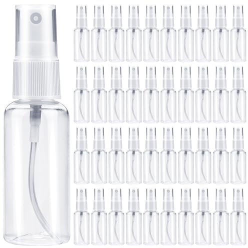 DKBT 40 Stück Sprühflaschen Kleine 20ml Mini Zerstäuber Sprühflasche zum Befüllen Plastik Wasser Sprühflasche Leer Spray Bottle Spritzflasche für Alkohol Körperpflege Flüssigkeit Kosmetik Parfüm
