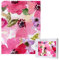 500 Pieces Jigsaw Puzzles Wooden Jigsaw Toy Family Game for Adults Teens,Aquarell Blumen Rosa Fuchsie