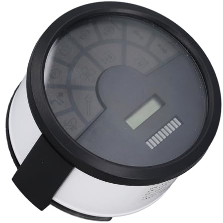 MasYosh METURA DI DISPLAY ROUND 7917292580, Strumento a Carrello Elevatore a Schermo LCD con Pulsanti Flessibili per E16 E20 335 02 E20 E25 E30 336 02