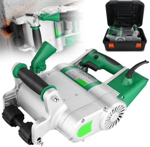 Väggspårningsmaskin, Elektrisk väggfräsningsmaskin 1100W Professionell handhållen väggspårningsmaskin, Betongsåg (25mm) (25mm)
