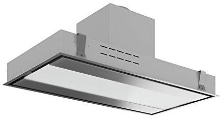 Futuro Futuro Island-mount DUCTED only Range Hood 38 940-CFM | Skylight | Stainless Steel Vent Hood | Unique In-Ceiling Exhaust Hood |Remote Control, Ultra-Quiet with Blower