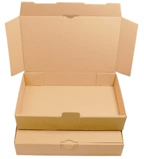 MyPack 400x Maxibriefkartons Versandkartons Faltschachtel Faltkarton Maxibrief Karton 180 x 130 x 45, Braun, MB-2