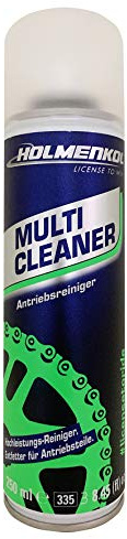 Holmenkol Multi Cleaner Antriebsreiniger 250ml - Fahrrad-Kettenreiniger für Fahrradkette, Kettenblätter und Schaltwerk, Für alle Ketten-Typen geeignet