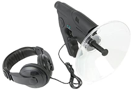 Parabolic Microphone Monoculars 8X Long Distance Birds Listening Dish Directional Microphone, Parabolic Microphone Monocular, Bird Listening Telescope, Parabolic Dish Directional Microphone