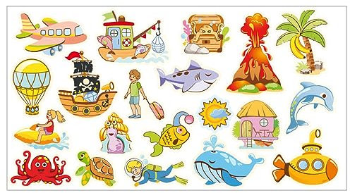 EDUPLAY Figuren für Mega-Magnettafel Meer