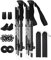 Kemraes Walking Poles, 2 Pack Collapsible Trekking Poles 7075 Aluminum Hiking Poles Foldable Ultralight With Quick Lock System Hiking Stick for Hiking Camping Trekking for Women Men