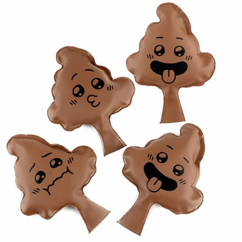 Rakiuty Pupskissen,Furzkissen,Pupskissen Kinder,Selbstaufblasend Pupskisse,Lustige furz Prank Scherzartikel Party,4 Stück