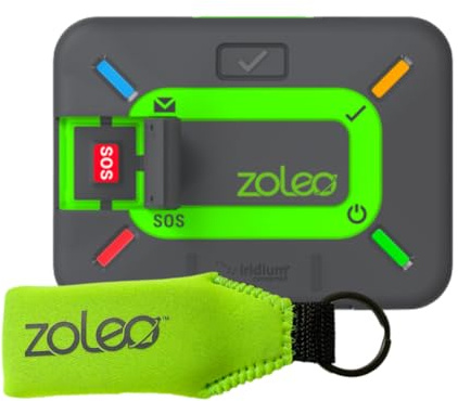 ZOLEO Tvåvägs Satellitkommunikation Med Flytande – Globalt SMS Textmeddelande & E-post, Nöd-SOS-varningar, Incheckning & GPS-position – Tillbehör Till Android iOS Smartphone