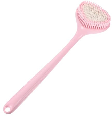 LIFKOME Brosse de Bain Long Manche pour Dos avec Poils Doux Exfoliation et Massage Corporel Nettoyage Facile des Zones Difficiles Accessoire pour Homme et Femme Design Suspendu