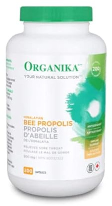 Organika 3 Bottles x Himalayan Bee Propolis, 500mg, 200 Capsules
