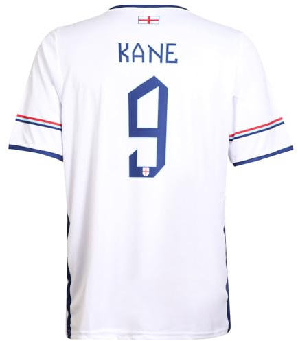 England Fotbollströja Kane Hem - Barn och Vuxna - Pojkar - Fotbollsutrustning - Fotbollspresenter - Sport-T-shirt - Sportkläder - Storlek 140