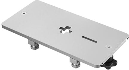 Ersatz Stichsäge Grundplatte, Aluminium Stichsäge Werkbank Elektrische Stichsäge Flip Board Ersatz Stichsäge Tisch Kompakte Stichsäge Mainboard für Stichsäge Zubehör