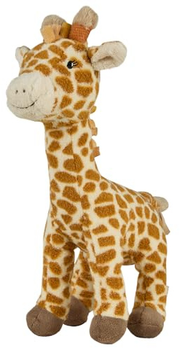 Sterntaler Doudou M Girafe Kaya - Peluche pour bébé et Enfant en Tissu Doux - Jouet rempli de ouate de Polyester - Compagnon fidèle pour découvrir, se blottir et Jouer, Marron doré