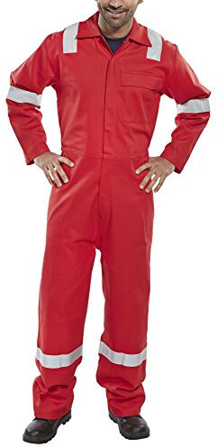 FIRE RETARDANT NORDIC DESIGN BOILERSUIT RED 50