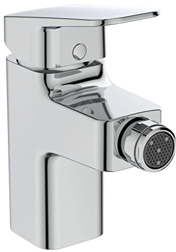 Ideal Standard BD278AA Ceraplan Bidetarmatur mit Zugknopf-Ablaufgarnitur