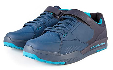 Endura MT500 Burner Chaussures de VTT Clipless, Bleu Marine, 46 EU