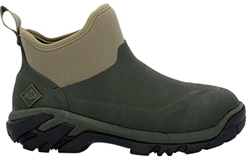 Muck Boots Men's Woody Sport Pull On Waterproof Ankle Boot, Green, 8