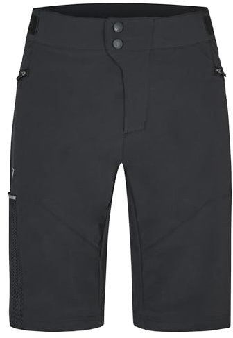 Ziener Herren NEXIL X-Gel Fahrrad-Shorts mit Innenhose - Mountainbike/Outdoor/Freizeit - atmungsaktiv,schnelltrocknend,gepolstert, Black, 54