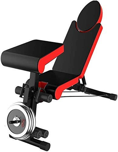 ISolay Bancs de Musculation Tabouret de Pasteur de Gymnastique à Domicile sans haltères Banc de Fitness Portable Muscles abdominaux Tabouret d'haltères pour Exercices de Gymnastique